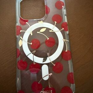 Sonix Cherry MagSafe Compatible iPhone 15 pro Case - Red